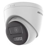 DS-2CE78U0T-LTS - Cámara Turret TURBOHD / 4K 8 Megapixel / Dual Light 40 m (131.2 ft) / Audio Bidireccional / IP67 / Lente 2.8 mm / 113°