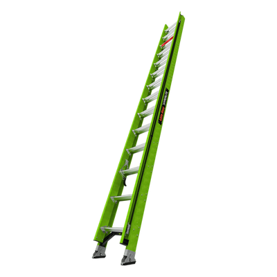 HYPERLITE28IA - Escalera de Extensión / Aluminio + Fibra de Vidrio / 8.5 m (27.9 ft) / Capacidad 136 kg / Peso 24.31 kg / Escalones Antifatiga / Sistema de Polea Reducido