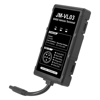 VL03KIT - Localizador vehicular 4G LTE / 9-90V / Antena GPS avanzada / Batería 60mAh / Kit con relevador y licencia anual