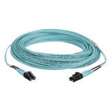 FX2ERLNLNSNM015 - Jumper de Fibra Óptica / OM3 50/125 / LC-LC Dúplex / OFNR Riser / Aqua / 15 m (49.21 pies)