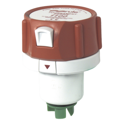 47DR - Bomba sumergible / 1100 GPH (4162 LPH) / 12V DC / 6A fusible / 0.34 kg / 3.6 ft cúbicos por hora