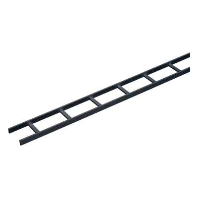 LSS12BLK - Charola Tipo Escalerilla / Acero Calibre 16 / 12 in (305 mm) Ancho / 10 ft (3.05 m) Longitud / Travesaños cada 9 in (229 mm) / RAL 9005 Negro