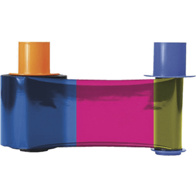 045631 - Ribbon para Impresora de Tarjetas / Full Color YMCKOK / 600 Impresiones / Resina y Sublimación