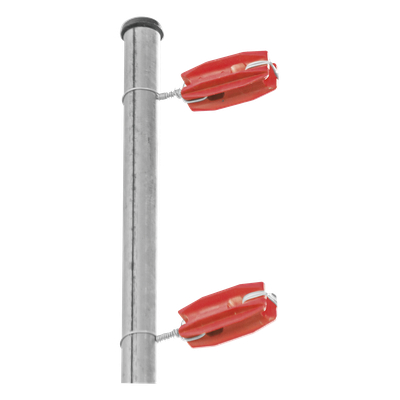 SFESQUINEROR - Aislador de Esquina para Cerco Eléctrico / Aislamiento 18 kV / Resistencia 7.5-10.2 kg / Anti UV / 66 mm x 31.6 mm