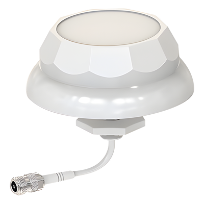 TXC243 - Antena domo / 2.4 GHz / 3 dBi / N-hembra / 11.9 x 5.3 cm / 210 km/h viento / 0.39 x 0.17 ft