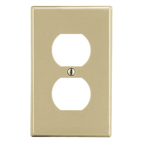 HUB-P8I - Placa de Pared / Contacto Duplex / Policarbonato / 4.63 x 2.88 x 0.25 in / Vertical / UL 94 V2