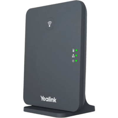 W70B - Estación Base DECT IP Yealink W70B de Alto Rendimiento para Telefonía Inalámbrica Empresarial