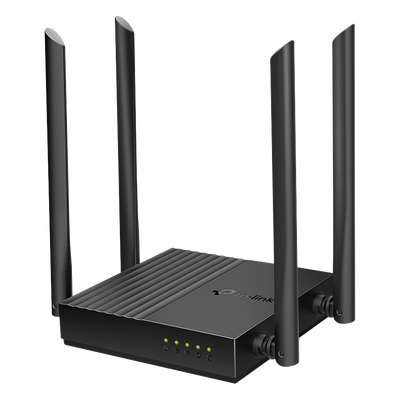 ARCHER C64 - ROUTER |TP-LINK | ARCHER C64 |WIFI | INALAMBRICO MU-MIMO | AC1200 | 5 GHZ 867 MBPS | 2,4 GHZ 400 MBPS | COBERTURA WIFI MEJORADA 4 ANTENAS EXTERNAS, SUSTITUYE A ARCHER C60