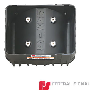 AS124 - Bocina de emergencia / 100 W / Carcasa PET resistente / Neodimio / SAE J1849 Clase A / UL 94HB