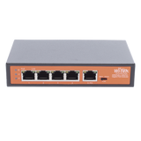WIPE51G - Extensor PoE / Entrada 90W / 4 salidas Gigabit 802.3af/at 30W / Alcance 250 m (820 ft) / 5 puertos / No administrable
