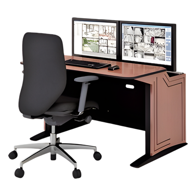 SYS-B4302 - Estación de Monitoreo Ergonómica / 48" (1.2 m) / Diseño Modular / Poste Triple Altura / Gestión de Cables