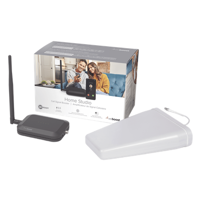530-166 - Amplificador de Señal Celular / 2G 3G 4G / Cobertura 60 m² (646 ft²) / Multibanda 850-1900-2100 MHz / Múltiples Usuarios / Antena Integrada
