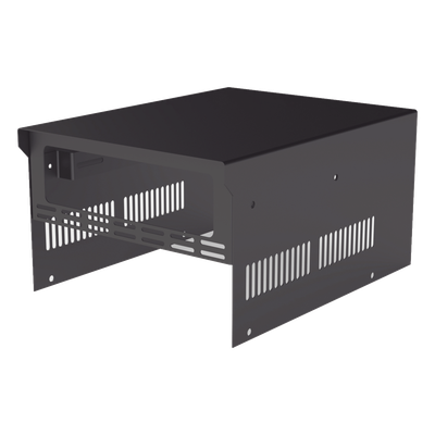 SRX21U - Gabinete de acero en color negro, para usar como base con radio aéreo IC-A120 y fuente de alimentación SEC1223