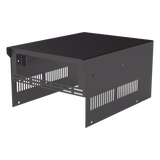 SRX21U - Gabinete de acero en color negro, para usar como base con radio aéreo IC-A120 y fuente de alimentación SEC1223