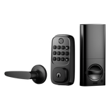 WL01 - Cerradura Inteligente WiFi / Escáner de Huellas Dactilares / Teclado Numérico / Control por App / 8 Baterías AA / Bloqueo Manual y Automático / Compatible con Puertas 35-55 mm