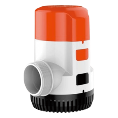 SFBP1-G3700-01 - Bomba Sumergible / 3700 GPH (14000 LPH) / 12V CD / Impulsor Grande / Anti-Airlock / Conector Rápido / Puertos Rectos o 90°