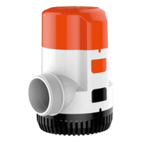 SFBP1-G3700-01 - Bomba Sumergible / 3700 GPH (14000 LPH) / 12V CD / Impulsor Grande / Anti-Airlock / Conector Rápido / Puertos Rectos o 90°