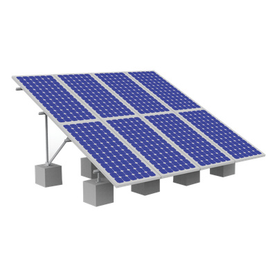 EPL-GM01-2X4V2 - Montaje para Panel Solar, Riel de 2100mm para Módulos con Espesor de 40mm, Velocidad de Viento Máx. 151km/h