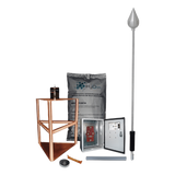 KDA-03 - Kit de Pararrayo con Punta con Diámetro de Protección de 200 metros.