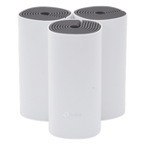 DECOE4-3PACK - Sistema Mesh Wi-Fi / Dual Band AC1200 / 2 Puertos 10/100 Mbps / MU-MIMO y Beamforming / Control Parental / Compatible con Alexa