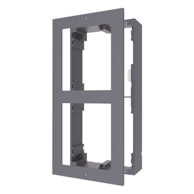 DS-KD-ACW2 - Base de Montaje para Videoportero IP / 2 Módulos / Superficie / Aluminio / -40°C a +60°C (-40°F a 140°F)