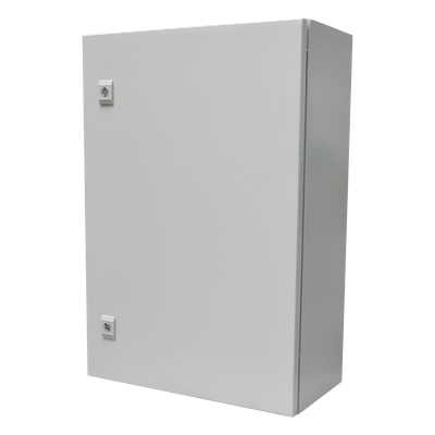 PST-5070-25A - Gabinete de Acero para Intemperie / IP66 / IK10 / 500 x 700 x 250 mm / Placa Trasera Galvanizada / Cerradura con Llave