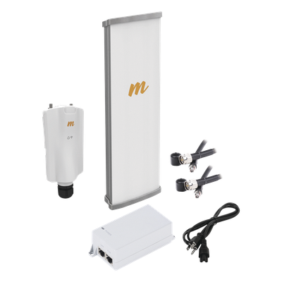 A5XN45KIT - Radio Access Point / 700 Mbps / 4.9-6.4 GHz / 4x4 MIMO / 64 Usuarios Concurrentes / IP67 / PoE 24V