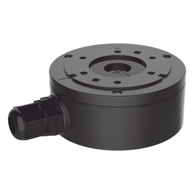 DS-1280ZJ-XS(BLACK) - Caja de Conexión para Cámara / Metal Aleación Aluminio-Acero / IP66 Exterior / Carga 4.5 kg / Dimensiones 100 x 43.2 x 129 mm