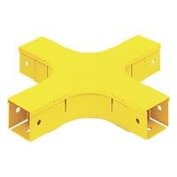 FFWC2X2LYL - Accesorio de Canalización / 4 Vías Horizontal / 90° / Radio de Curvatura 50.8 mm (2 pulg) / 308.9 mm (12.2 in) / Amarillo