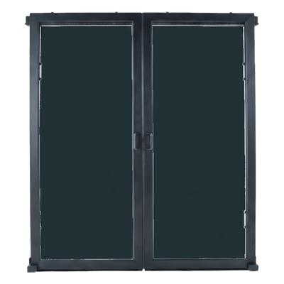 UACSD4B - Puertas Selladas Express / Sistema de Contención ProLine / Pasillo 48-78 Pulgadas (1.2-2 m) / Montaje Magnético sin Herramientas / Policarbonato y Acero / Negro RAL 9005