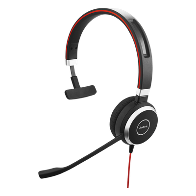 EVOLVE-40-MONO-MS - Diadema / Auricular Jabra Evolve 40 Mono / USB y 3.5mm / Cancelación de Ruido / Indicador de Ocupado (6393-823-109)