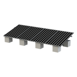 VEKTOR8R - Kit de Montaje Fotovoltaico / 4 Módulos 30-35 mm / Riel No.8 / Viento 136 km/h (84.5 mph) / Inclinación 20° a 45° / Longitud 5400 mm (17.7 ft)