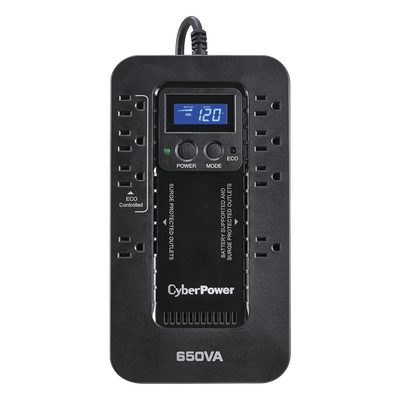 EC650LCD - CyberPower EC650LCD UPS 0,65 kVA 390 W Seno 96 V