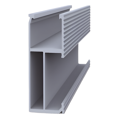 EPLSR52700 - Riel de Montaje Fotovoltaico / Aluminio Anodizado / Longitud 2700 mm / Estructuras Modulares / Compatible con Anclajes Estándar