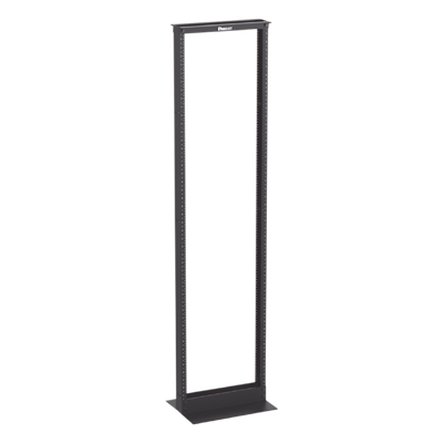 R2P - Rack de Dos Postes / 19 Pulgadas / 45 Unidades / Aluminio / Carga 1000 lbs (453 kg) / Rieles Numerados #12-24