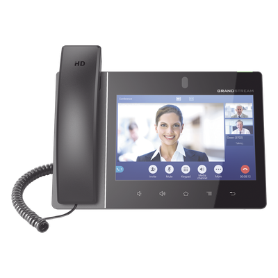 GXV-3380 - Video teléfono IP  empresarial Android con pantalla táctil (1280x800) hasta 16 líneas y 16 cuentas SIP