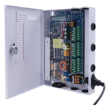 XP18DC20HD - Fuente de Poder CCTV / 18 Canales / 20 A / 200 W / Voltaje Ajustable 11-15 VCC / Filtro de Ruido por Canal / Operación -20°C a 70°C