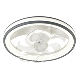 JLV-013 - Ventilador de Techo con Luminario LED de  110 V CA 50/60 Hz /  88 W /4500 Lm / 6500 - 4 000 - 2 700 K /3 Tonos de Luz / 500 mm / 6 Velocidades / Dimea