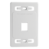 MX-FP-S-01-02 - Placa de Pared Modular / 1 Salida / Compatibilidad Z-MAX y TERA Blindados / Instalación Frontal o Trasera / Color Blanco