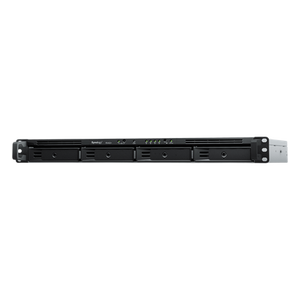 RS422+ - NAS Rack / 4 Bahías / 1U / AMD Ryzen R1600 / 2 GB DDR4 ECC / 570 MB/s Lectura / 530 MB/s Escritura / Dual 1GbE / Actualización 10GbE