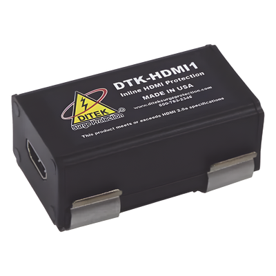 DTKHDMI1 - Protector HDMI / 2.0a y HDCP 2.2 / 4K UHD 60Hz / Carcasa Aluminio Blindada / 63x35x25 mm / 2.5x1.4x1.0 in