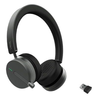 DH50-B - Auricular Inalámbrico LINKVIL DH50-B con Bluetooth 5.4 y Micrófono Retráctil con Cancelación de Ruido