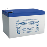 PS-12120-F2 - Batería de Respaldo AGM/VRLA / 12V / 12 Ah / Terminales F2 / 5 Años Vida Útil / Sin Mantenimiento