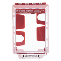STI-14220FR-ES - Cubierta Protectora Transparente / Bajo Perfil / Notificación Audible y Visible 105 dB / Estabilizado UV / Rango -40 a 121°C (-40 a 250°F) / ADA