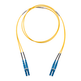 F92ERLNLNSNM008 - Jumper de Fibra Óptica / Monomodo OS2 9/125 / LC-LC Dúplex / OFNR Riser / 8 m (26.25 pies) / Amarillo