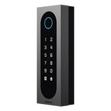 A08S - Control de Acceso Slim / 20,000 Tarjetas / 100,000 Eventos / IP65 & IK09 / Multi-Credencial QR-Bluetooth-PIN-RFID / Wiegand-RS485-Relay / Aluminio y Vidrio Templado