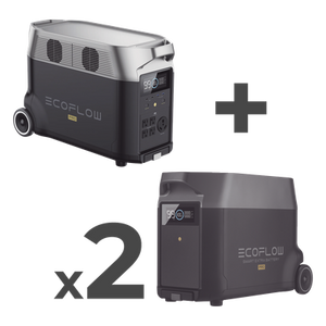 DLTPRO2BP - Estación de Energía Portátil / 3600 Wh LFP / 5 Salidas CA 3600 W (7200 W Pico) / 2 USB-C 200 W / Carga Solar 1600 W / Wi-Fi y Bluetooth / Expandible hasta 10.8 kWh