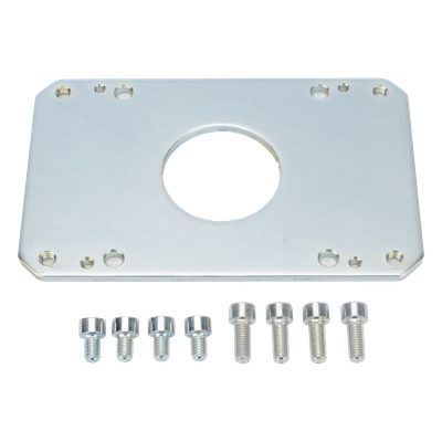 88003-0073 - Placa intermedia para brazo de barrera / Acero inoxidable / Compatible GT4-GX4 / Resistente a corrosión