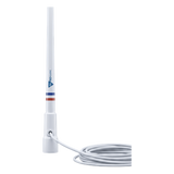 TX-5206-SYS - Antena Marina VHF / Fibra de Vidrio / 156-163 MHz / 6.5 dBi / Cable 10 m (32.8 ft) / IP67 / 2.4 m (7.9 ft)