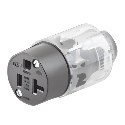 HUB-520-LC - Conector Iluminado / 20 A / 125 V CA / 2P 3H / NEMA 5-20R / LED 360° / -40°C a 75°C